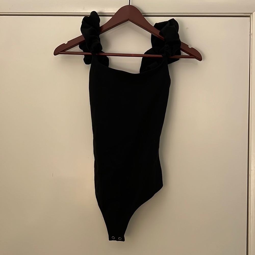 Express Body Suit - size S - white and black
